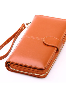 Pu Leather Women Wallets Women Purses Fashion Long Zipper Wo