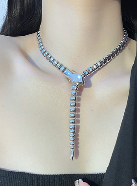 snake bone connection 2023 new matching suit clavicle chain