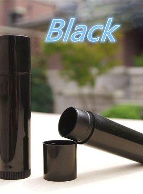 Clear Black White Empty lipstick Plastic Lip Balm Container