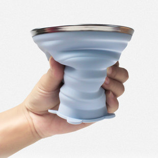 Collapsible Foldable Telescopic Silicone Folding Water Cup
