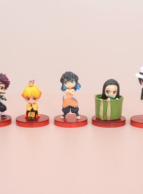 5pcs Demon Slayer Kamado Tanjirou Nezuko Agatsuma Zenitsu Ki
