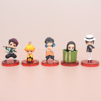 5pcs Demon Slayer Kamado Tanjirou Nezuko Agatsuma Zenitsu Ki