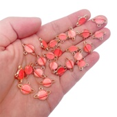 Pen Colorful 20Pcs Planet 12MM Universe Charm Blue Enamel