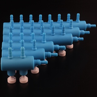 2~8Heads 4~8mm Aquarium Air Pump Hose Splitters Oxygen Pipe