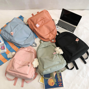 Women Backpacks 2021 Solid Shoulde HOCODO Color Casual