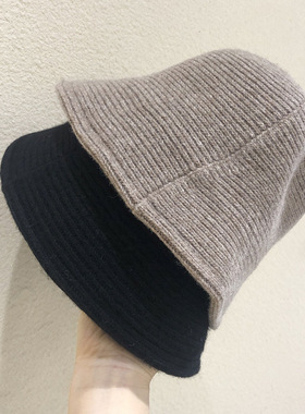 2021 Panama Warm Winter Womens Bucket Hat for Women Kni