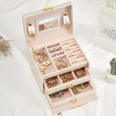 Jewelry Organizer Large Jewelry Box High Capacity Jewelry Ca