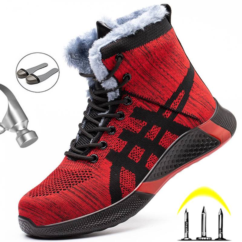 Safety Work Boots Men Winter Boots Indestructible Work Shoes