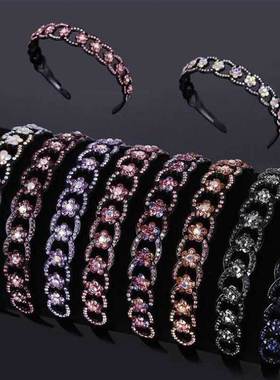 New fashion Boutique luxury Flowers Anti-skid pearls headban