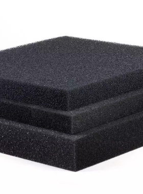 50cmx50cmx2cm Black Filtration Foam Aquarium Fish Tank Bioch