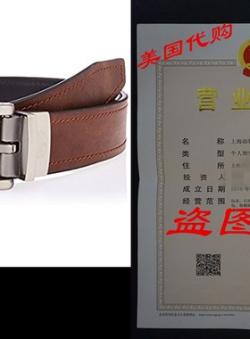 Fossil Mens Parker Reversible Belt