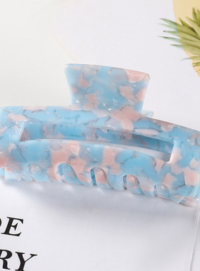 High Quality Geometric Acetate Hair Claws Large Square Hair