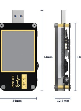 FNIRSI-FNB48 USB电压电流表多功能快充测试仪 QC/PD等协议诱骗器
