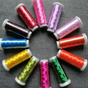 极速高亮手工绣花线缠花线单股免劈刺绣线1600米大卷绒线苗族少数