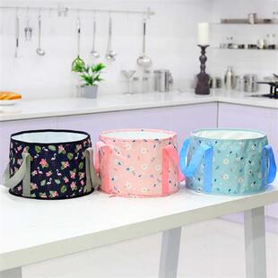 北极牛折叠盆可携式旅行洗漱水盆脸盆家用泡脚大号洗衣桶洗脚水桶