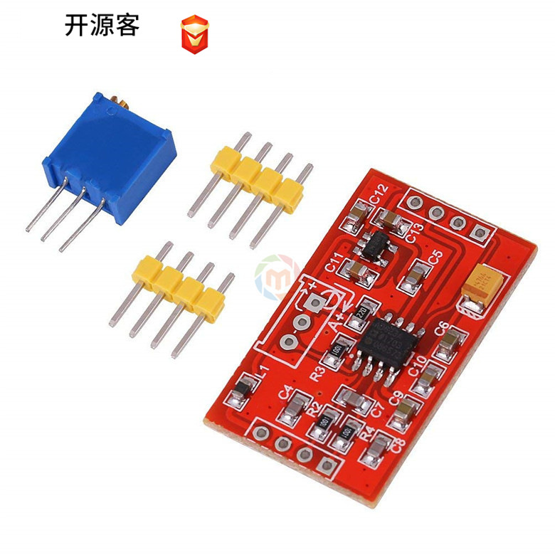 毫伏/微伏电压放大器信号放大器 AD623/AD620仪表放大器模块