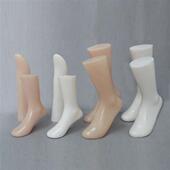 极速无缝腿模特脚模鞋 模塑料男女袜模加厚磁铁儿童脚脚模腿模袜模