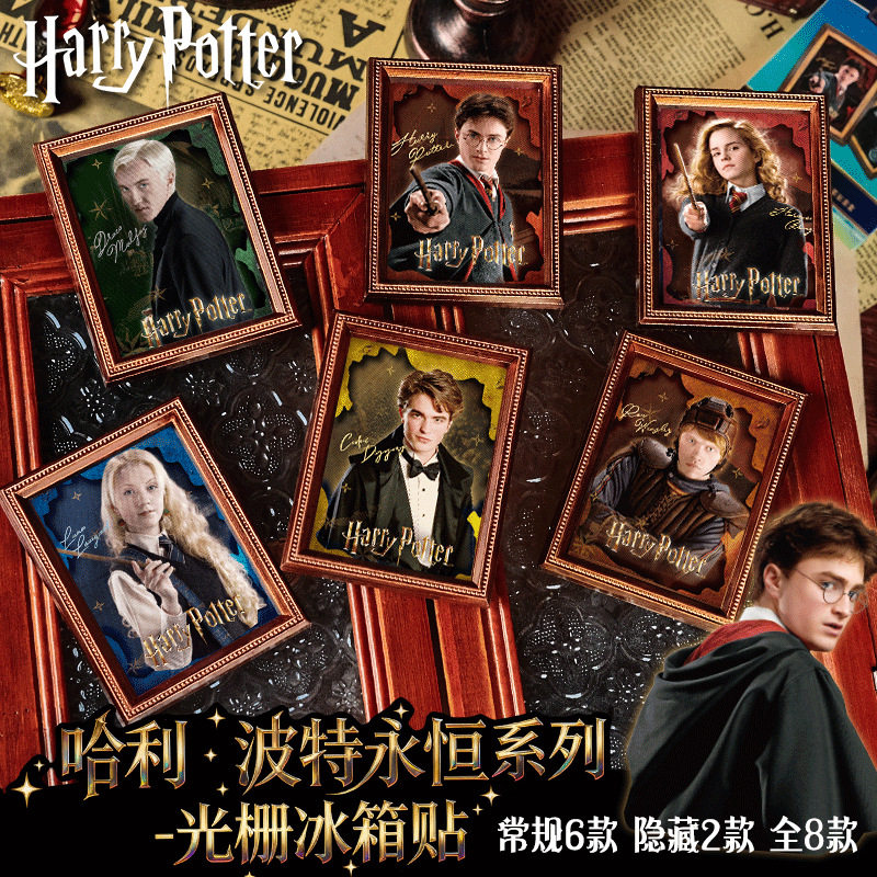官方正版哈利波特光栅冰箱贴盲盒
