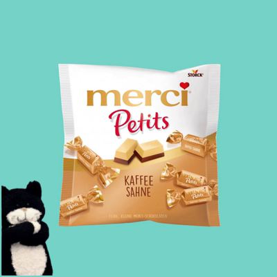 【满300包邮】#德国直邮#Merci咖啡巧克力125g