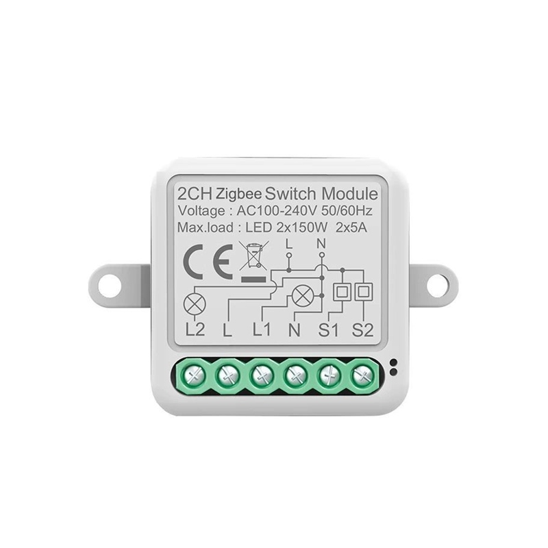 涂鸦智能开关zigbee通断器隐形遥控开关zigbee零火开关隐藏式开关