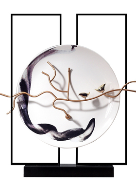 极速新中式禅意摆件创意家居装饰品现代客厅电视柜玄关样板房简约