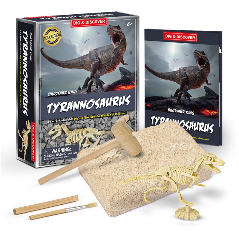 New DIY archaeological excavation Jurassic animal model ske