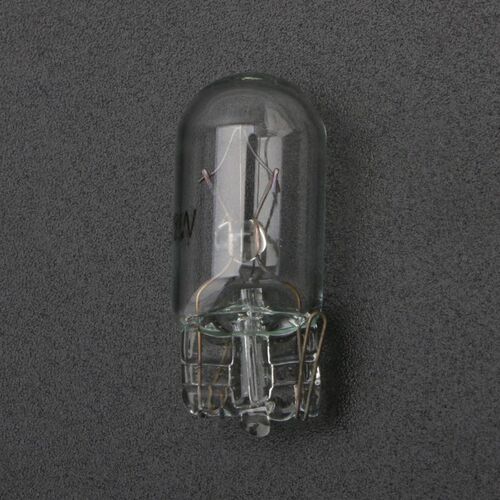 极速10Pcs T10 W5W White Color 5W 194 501 Halogen Bulb Side W
