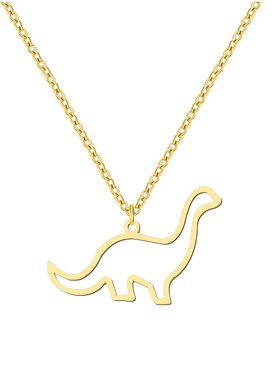 Stainless Steel Necklaces Hollow Dinosaur Animal Pendant Man