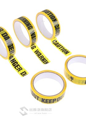 *Hot sale 1Roll Warning Tape Danger Caution Fragile Barrier
