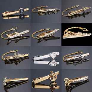 Tie Clip Gentlemen fashion Necktie Men Classy Bar Metal