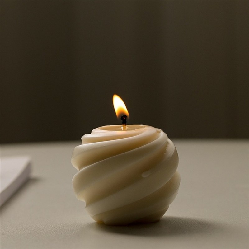 Woolen Ball Candle Mold Geometric Candle Mould Handmade Sili