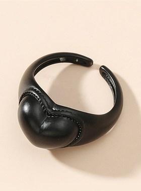 sweet pink hand jewelry fashion metal open index finger ring