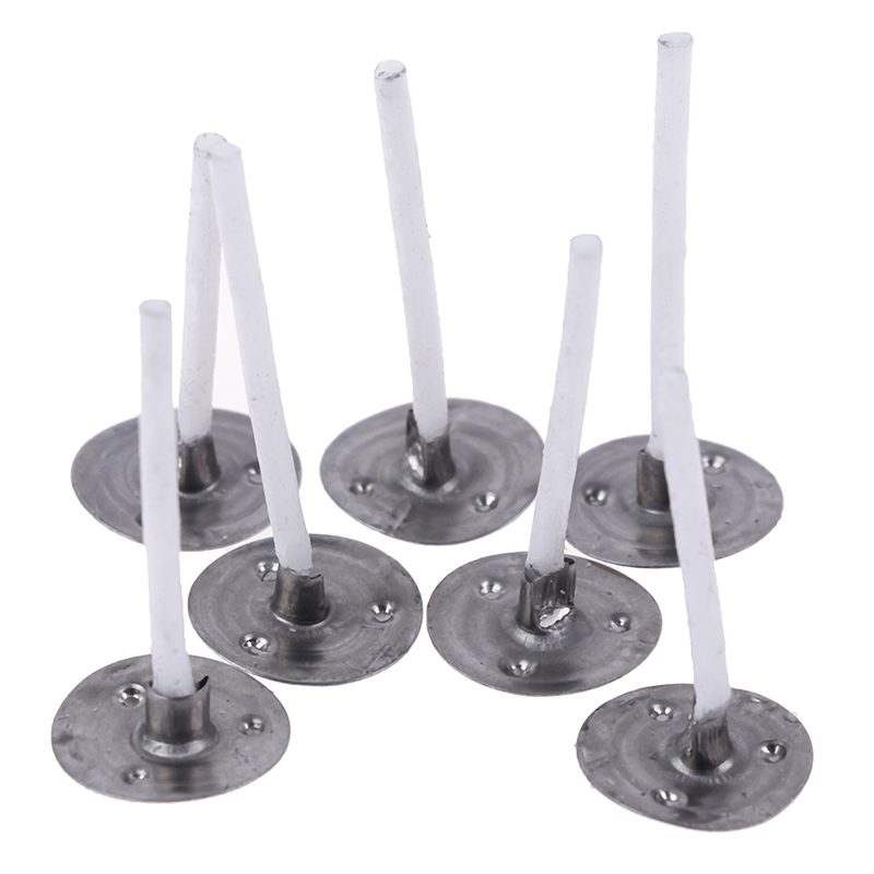 100Pcs Candles Mold Wick Tabs Candle Sustainer Making pure c