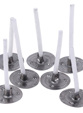 100Pcs Candles Mold Wick Tabs Candle Sustainer Making pure c