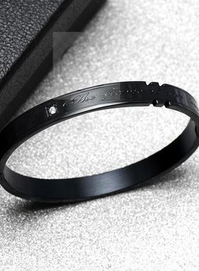 。Titanium steel rose gold 316L saw gear men and women conce