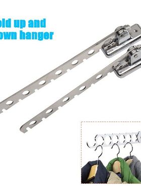 6 Holes 8 Holes Stainless Steel Cloakroom Hanger Wall