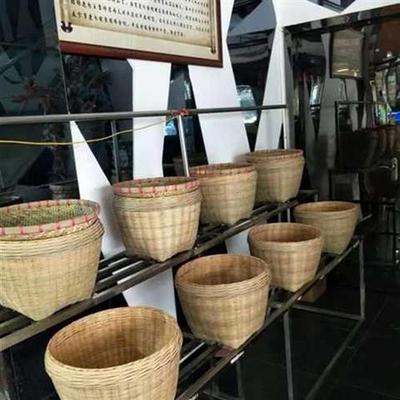 手工竹编制品淘米竹筐小号竹篮子竹篓竹筐子粮食收纳箩筐