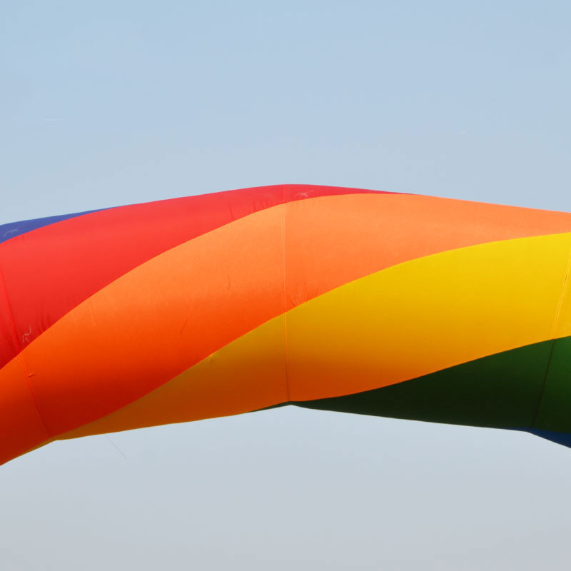 26ft= 8M inflatable Rainbow arch for Advertisement