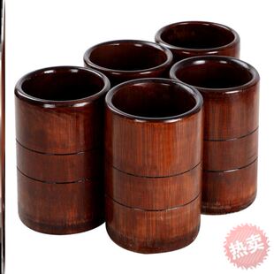 竹罐子拔火罐竹罐全套碳化竹火罐中医专用罐拔火罐套装一套家用竹