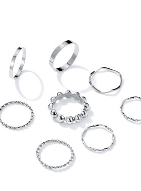 Rings Women Ring Set Gift Party Gold Finger Vintage Metal