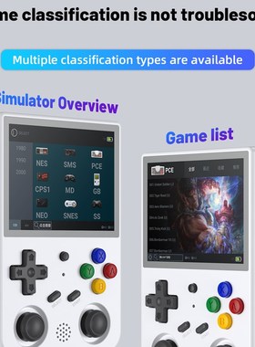 2023 ANBERNIC RG353V 3.5 INCH 640*480 Handheld Game Player H