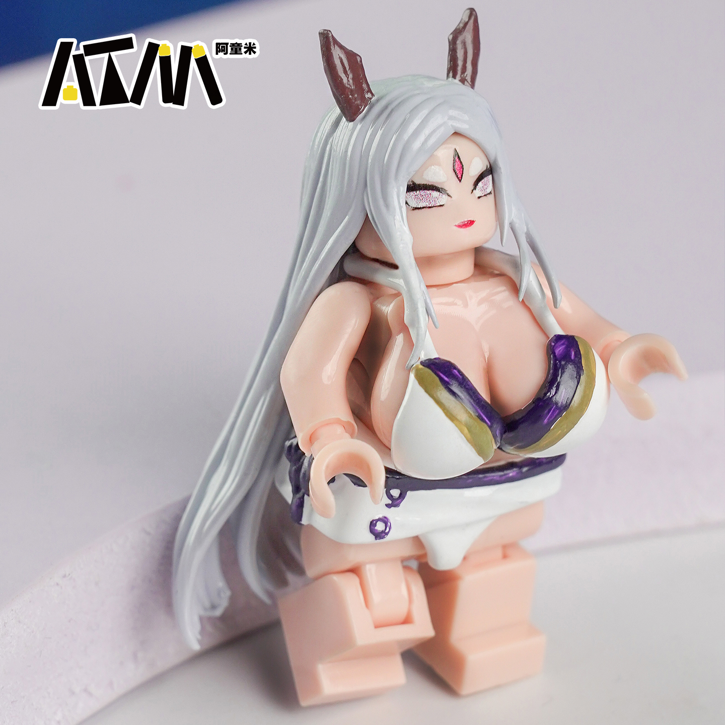 大筒木辉夜火影忍者美少女乐高人仔小人人偶积木手办玩具还原模型