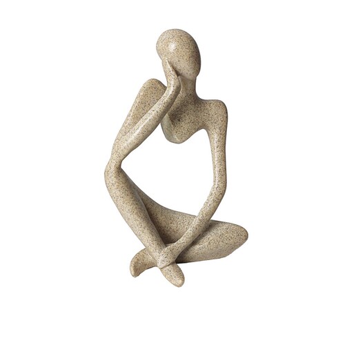 极速2023新款北欧现代简约抽象人物艺术砂岩雕塑创意家居客厅酒店