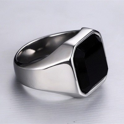 men ring fashion gold color violent ring for men男士戒指手饰