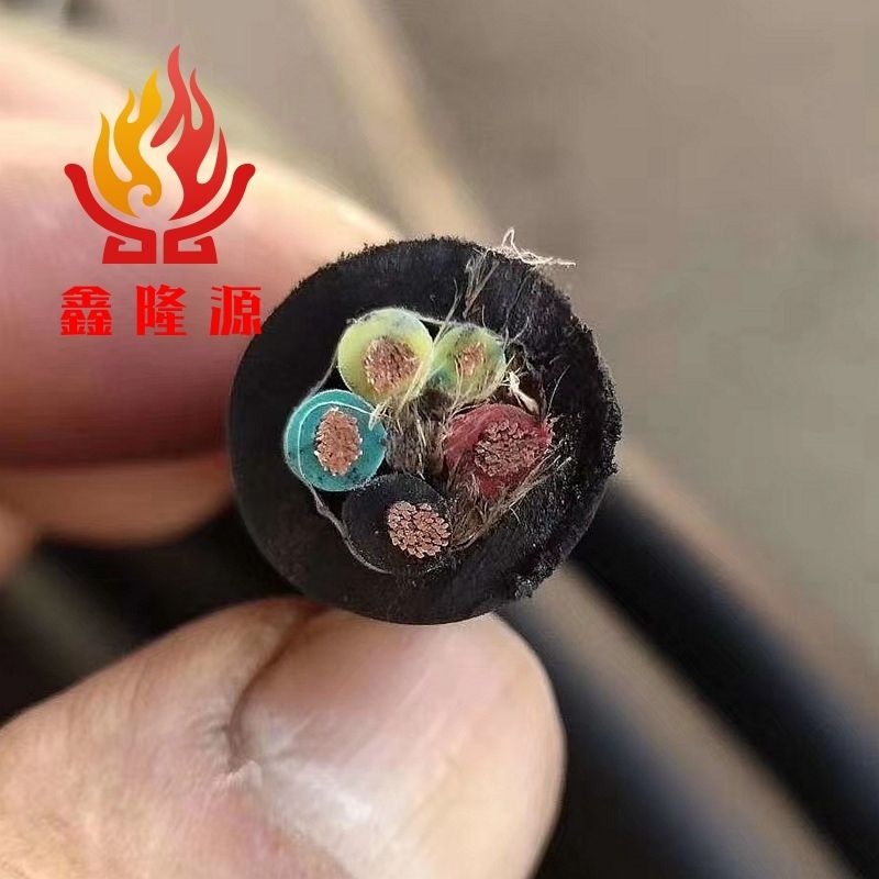 电动吊篮配件优质黑皮五芯电缆线建筑吊篮专用黑胶电缆高空作业