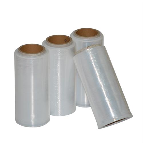 保鲜膜缠绕膜打包膜包装塑料膜卷工业pe拉伸膜大卷薄膜商用拉丝膜