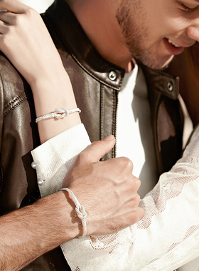 纯银手链ins小众设计高级感手饰简约冷淡风七夕情人节礼物送女友