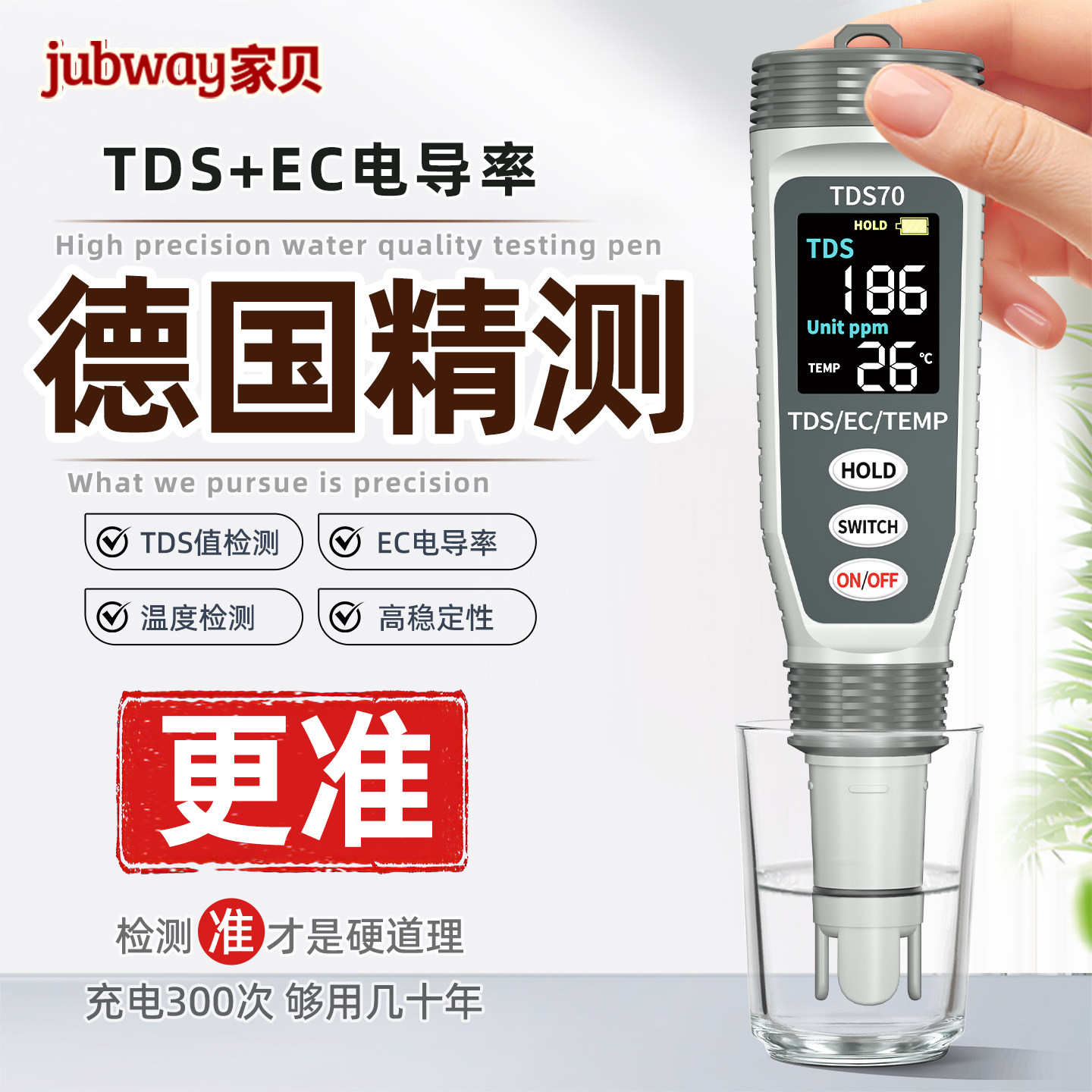 专业级TDS测试笔七天无理由退换
