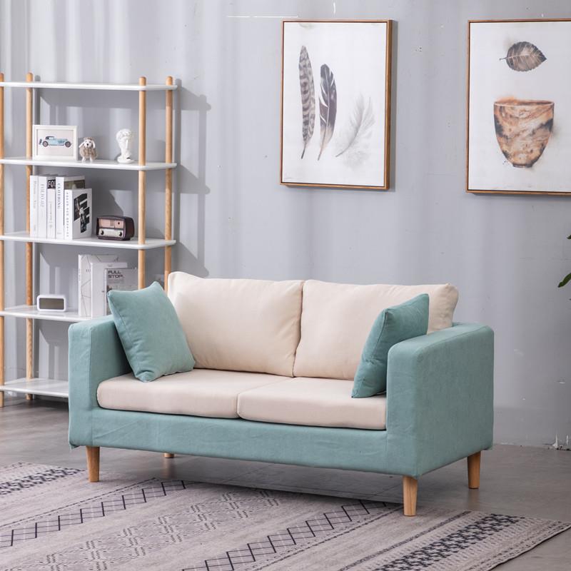 休闲布艺沙发组合客厅家具现代简约小户型三人位可拆洗厂家包邮