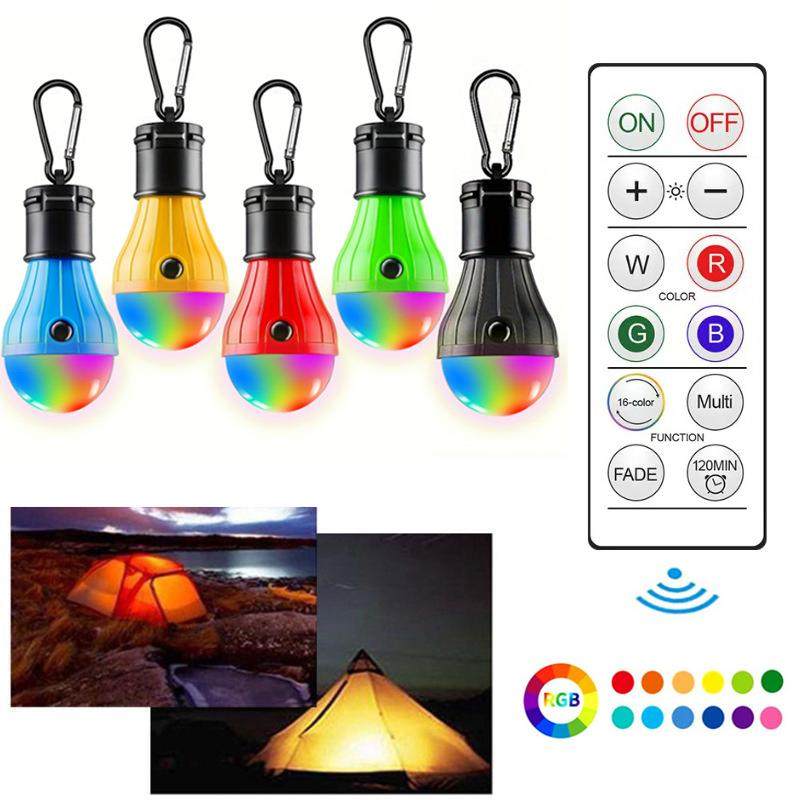 帐篷灯球形便携式应急露营信号灯登山扣手提挂钩照明灯户外野营灯